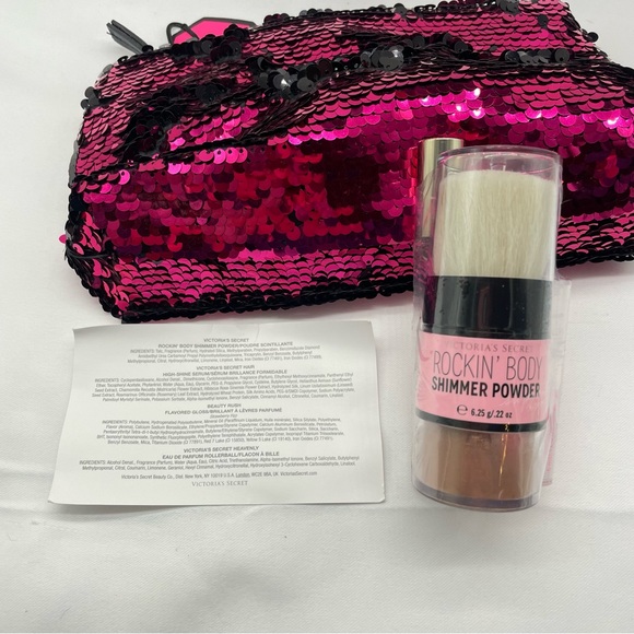 Victoria's Secret Bombshell 5 Piece Gift Set Gloss Rockin Body Bronzer Shimmer - Picture 9 of 16
